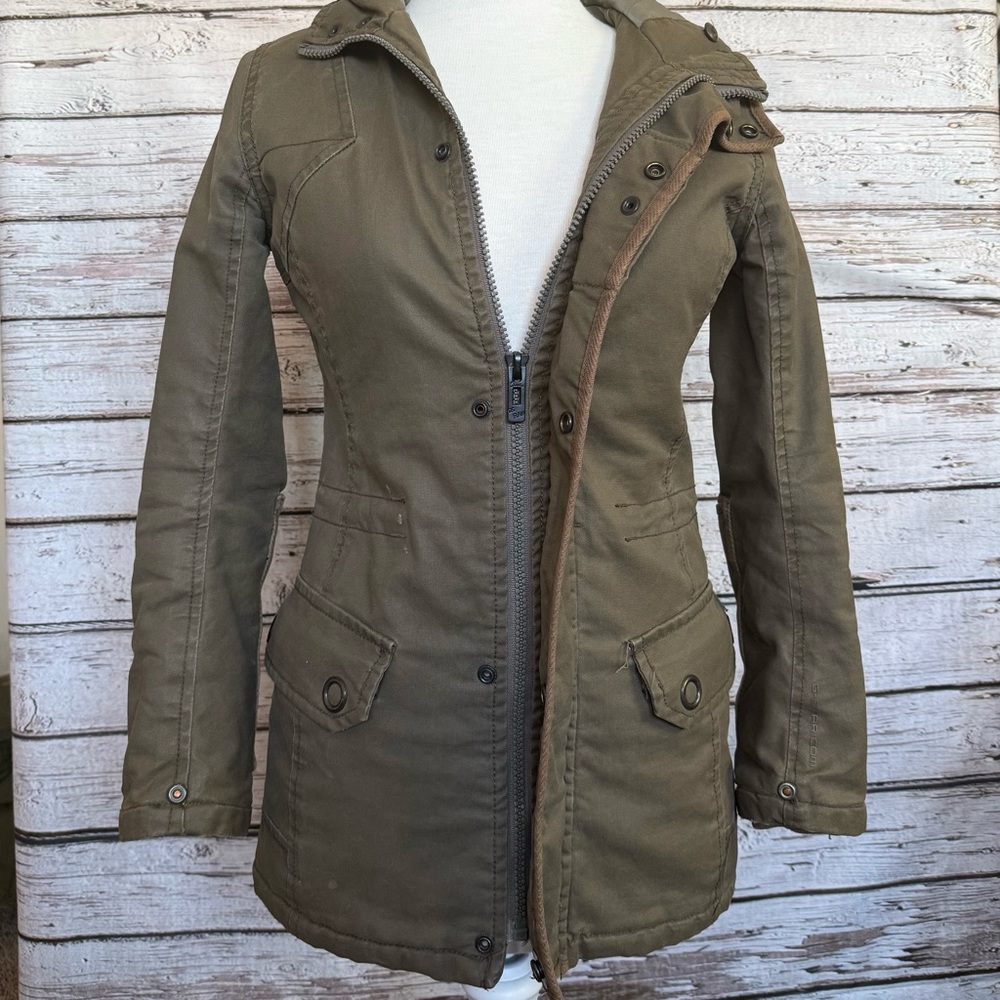 G-Star Raw Olive Green Utility Jacket for Women